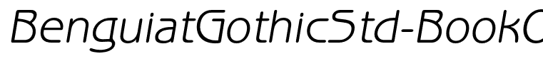 BenguiatGothicStd-BookObl