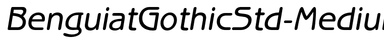 BenguiatGothicStd-MediumObl