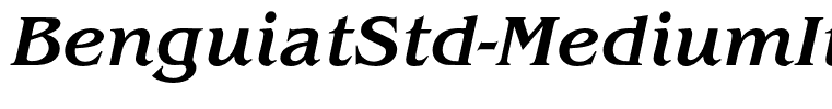 BenguiatStd-MediumItalic