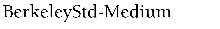BerkeleyStd-Medium