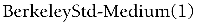 BerkeleyStd-Medium(1)