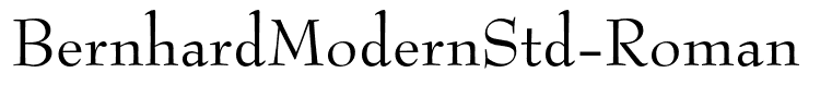 BernhardModernStd-Roman
