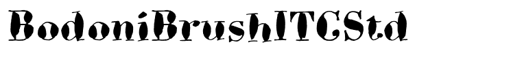BodoniBrushITCStd