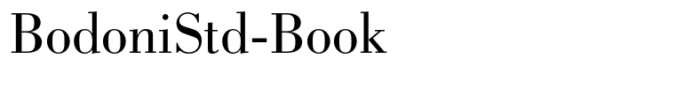 BodoniStd-Book