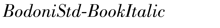 BodoniStd-BookItalic