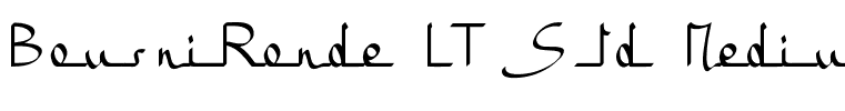 BousniRonde LT Std Medium