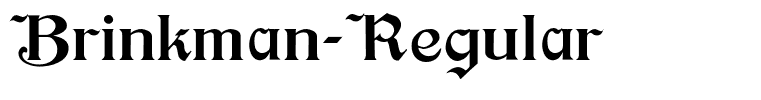 Brinkman-Regular