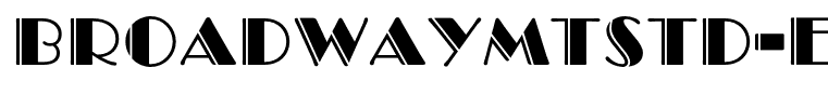 BroadwayMTStd-Engraved