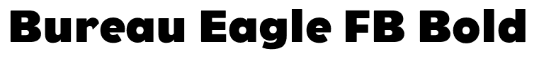 Bureau Eagle FB Bold