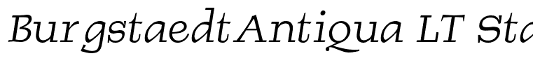 BurgstaedtAntiqua LT Std Italic