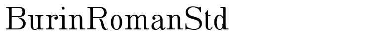 BurinRomanStd