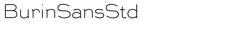 BurinSansStd