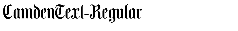 CamdenText-Regular