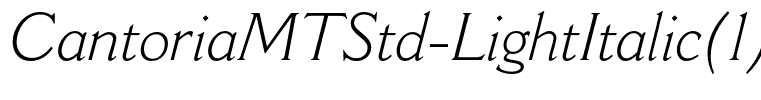 CantoriaMTStd-LightItalic(1)