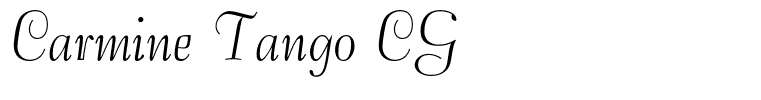 Carmine Tango CG