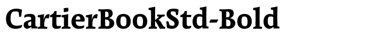 CartierBookStd-Bold