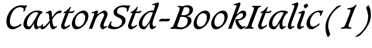 CaxtonStd-BookItalic(1)