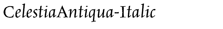 CelestiaAntiqua-Italic