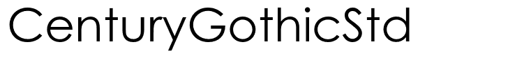 CenturyGothicStd