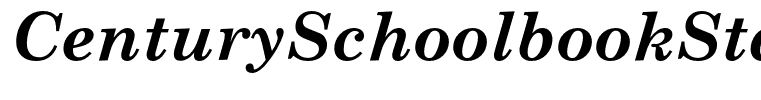 CenturySchoolbookStd-BoldIt