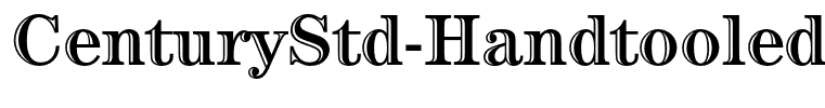CenturyStd-HandtooledBold