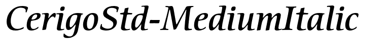 CerigoStd-MediumItalic