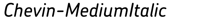 Chevin-MediumItalic