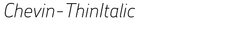 Chevin-ThinItalic