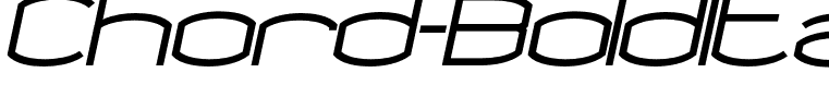 Chord-BoldItalic