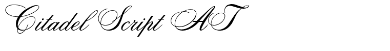 Citadel Script AT