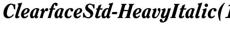 ClearfaceStd-HeavyItalic(1)