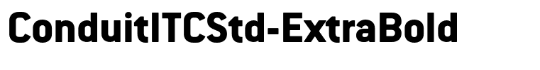 ConduitITCStd-ExtraBold