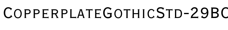 CopperplateGothicStd-29BC