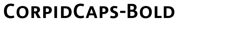CorpidCaps-Bold