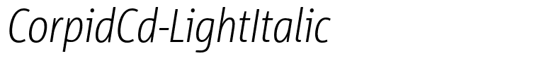CorpidCd-LightItalic