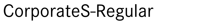 CorporateS-Regular