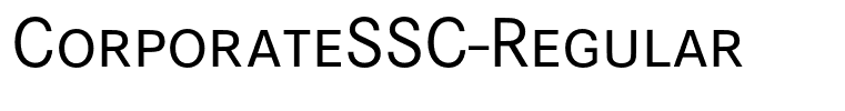 CorporateSSC-Regular