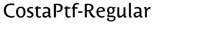 CostaPtf-Regular