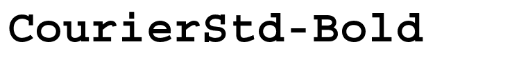 CourierStd-Bold