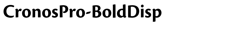 CronosPro-BoldDisp