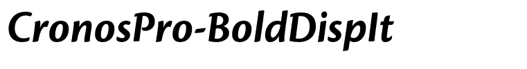 CronosPro-BoldDispIt
