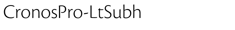 CronosPro-LtSubh