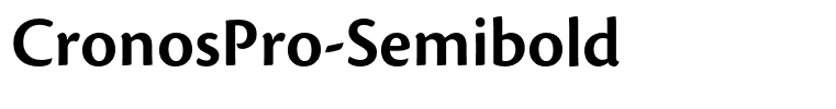 CronosPro-Semibold