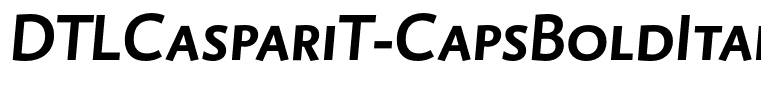 DTLCaspariT-CapsBoldItalic