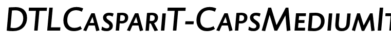 DTLCaspariT-CapsMediumItalic