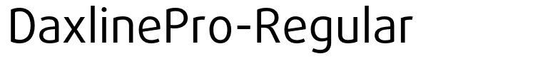 DaxlinePro-Regular