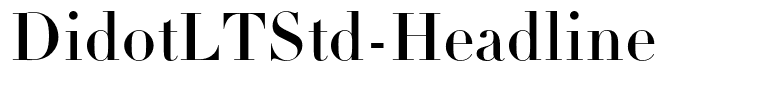 DidotLTStd-Headline