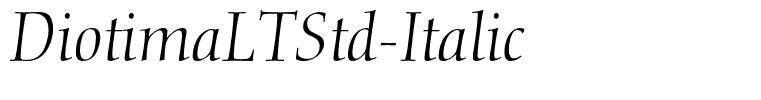 DiotimaLTStd-Italic
