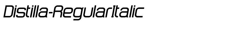 Distilla-RegularItalic