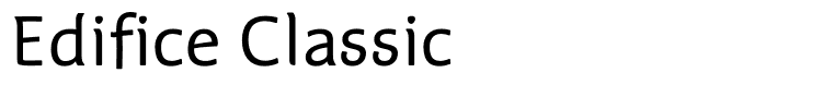 Edifice Classic